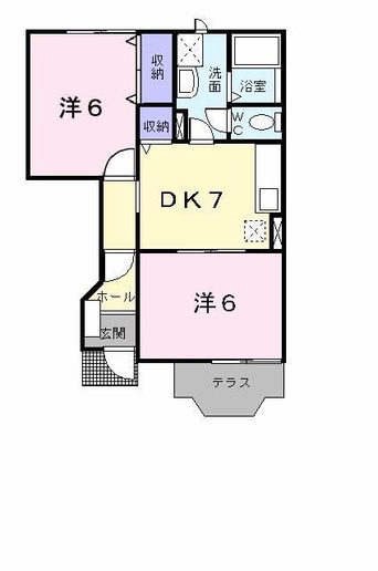 間取図 サンパティ２
