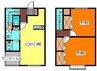 ロイヤル桃 2LDKの間取り