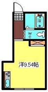 マルベリー 1Rの間取り