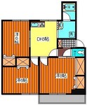 リバーサイドコーポ静河荘の間取図