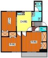 リバーサイドコーポ静河荘 3DKの間取り