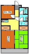 仙北屋ニューハイム 3Kの間取り