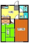 ドリームハウスII 2Kの間取り