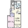 デイスヒルズ 1LDKの間取り
