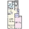 デイスヒルズ 1LDKの間取り