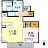 ディアコートＡＳＫＡ 1LDKの間取り