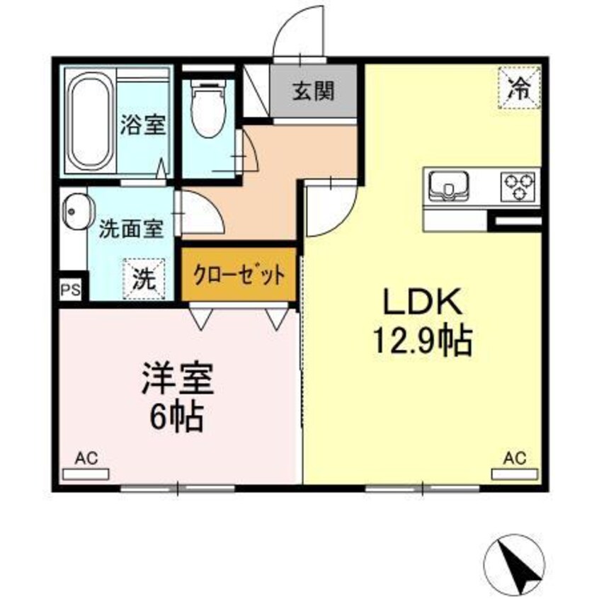 間取図 セジュールシスバトー