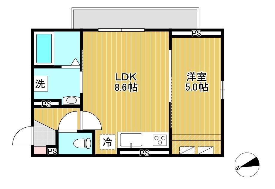 間取り図 Ｖｅｒａｎｏ　Ｍａｒ