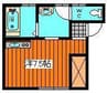 Pocket（ポケット） 1Rの間取り