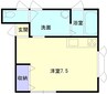 Pocket（ポケット） 1Rの間取り