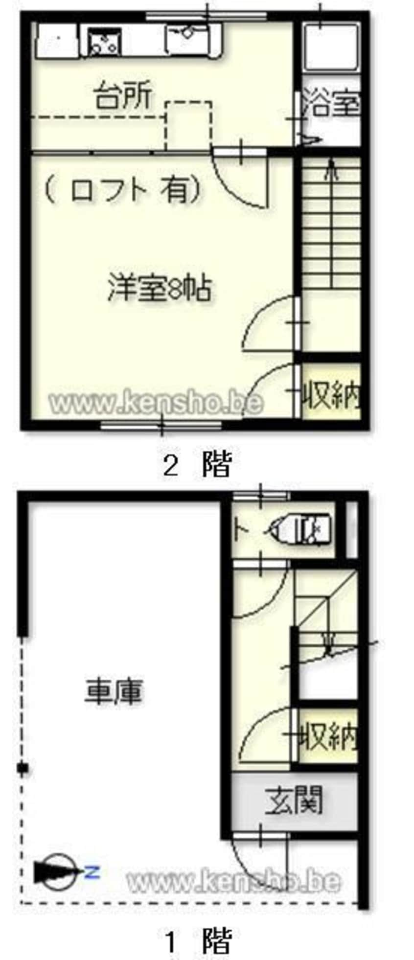 間取図 愛コーポフリージア