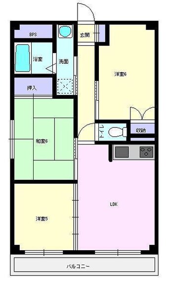 間取図 白金マンション