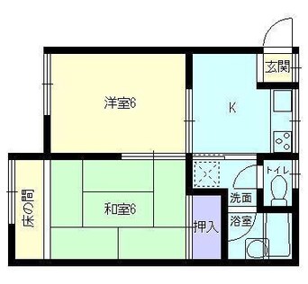 間取図 サンハイム福田C棟