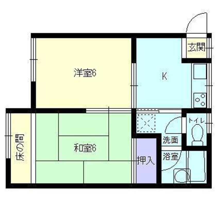 間取図 サンハイム福田C棟