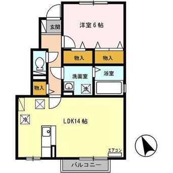 間取図 グレイスコート