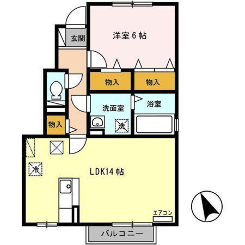 間取図 グレイスコート