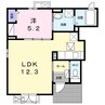 ポライトリー 1LDKの間取り