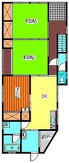 大曲栄町ＰＥ貸家 3DKの間取り