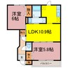 パレステージ 2LDKの間取り