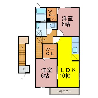 間取図 パレドール大山