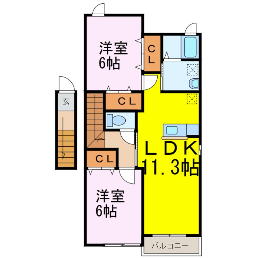 間取図 ベルドミールⅠ