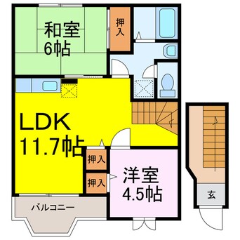 間取図 サンフラワーＰａｒｔⅠ