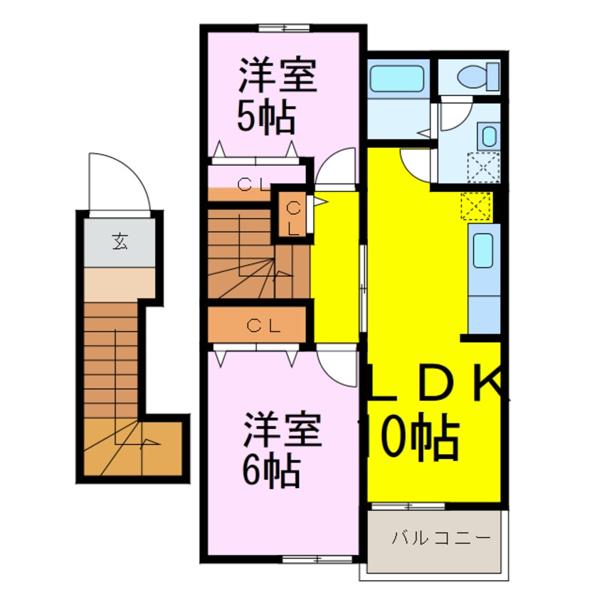 間取図 プリムヴェール