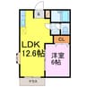 リバブル・Ｋ 1LDKの間取り