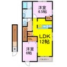 コンソラトゥール 2LDKの間取り