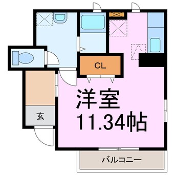 間取図 ライム　ウッド