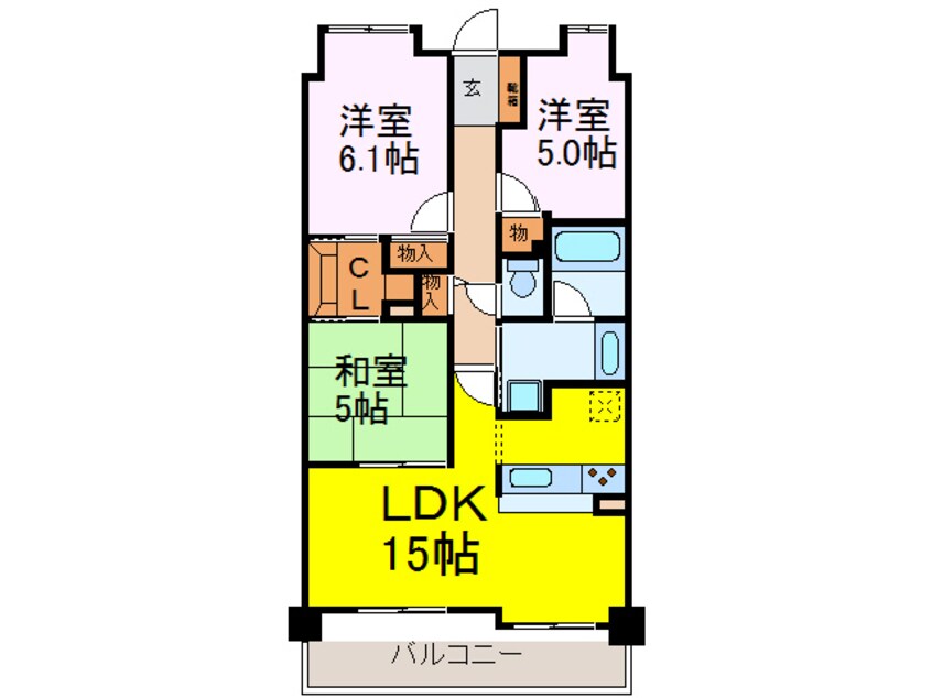 間取図 レーベンリヴァーレ　ディアレジデンス