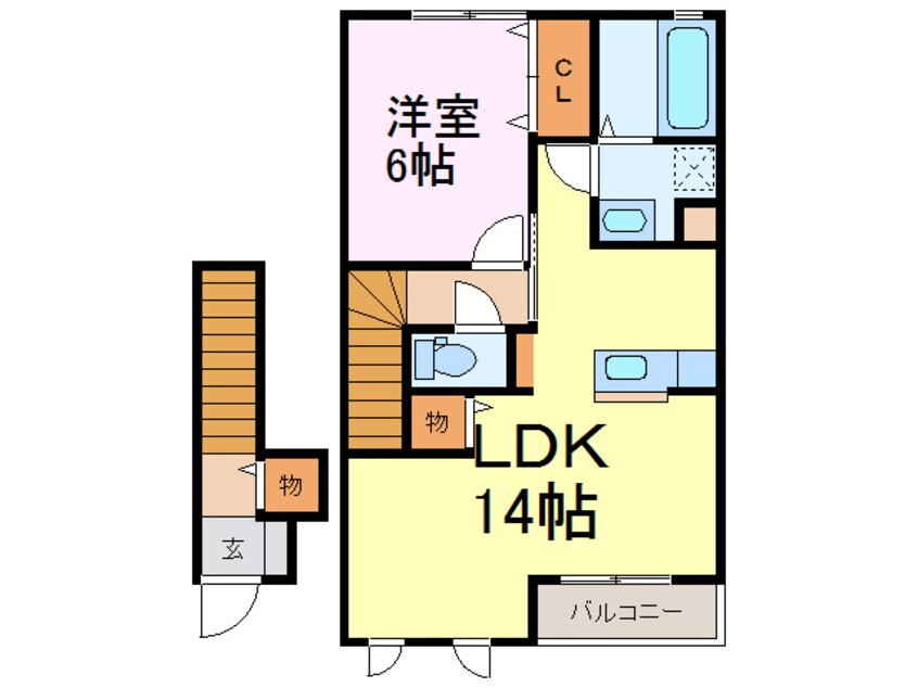 間取図 グランボヌール