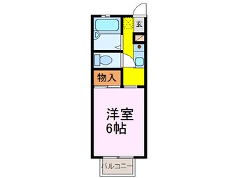 間取図 コーポ幸町