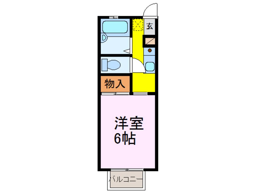 間取図 コーポ幸町