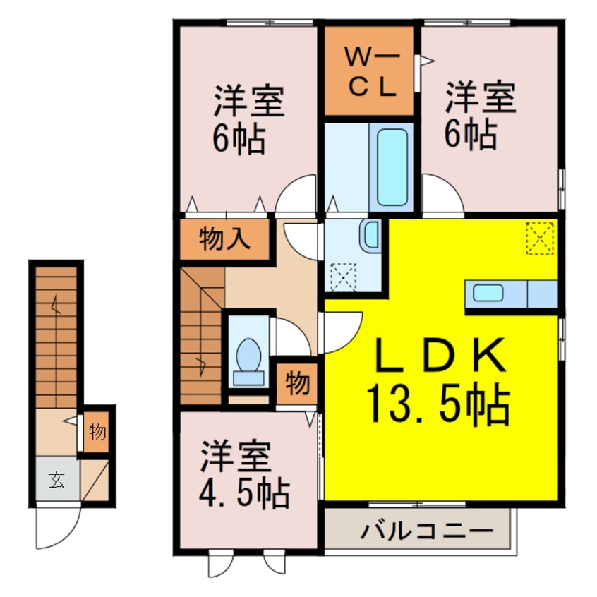 間取図 コフレ・ドールＣ