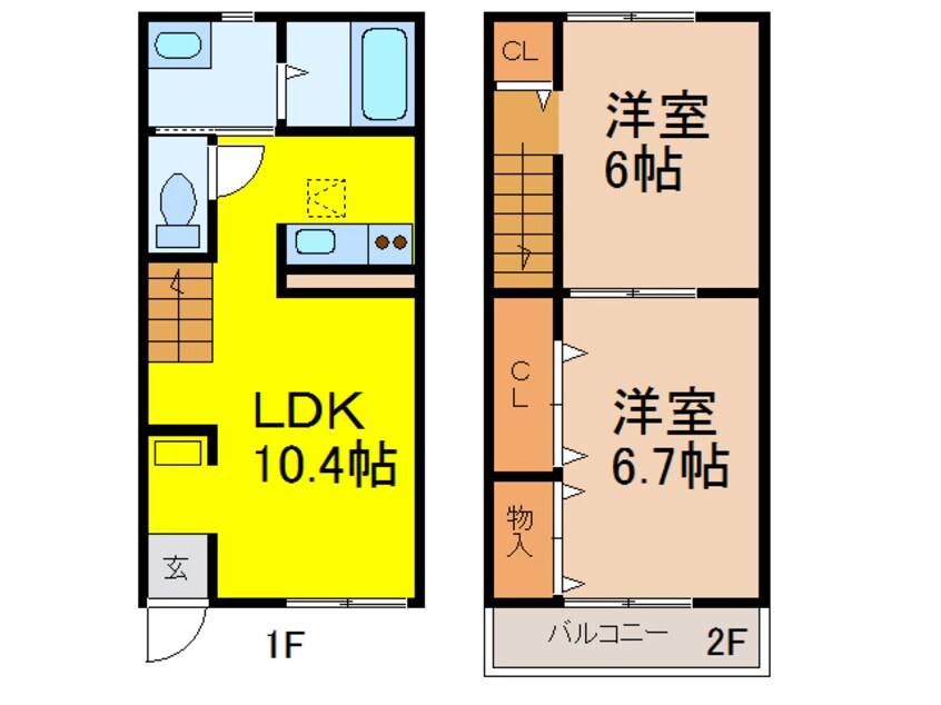 間取図 トレーノグランデ