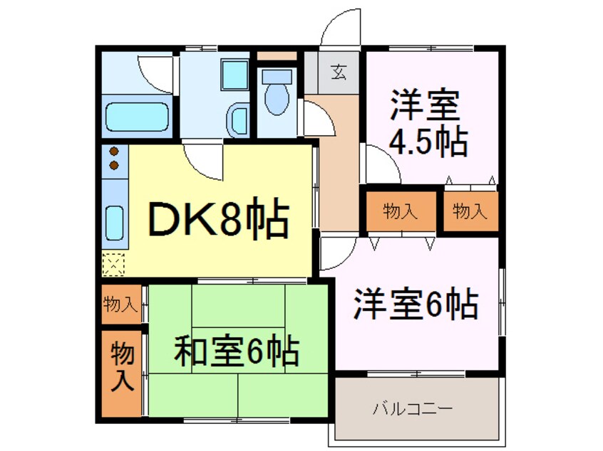 間取図 メイプル・トゥリー