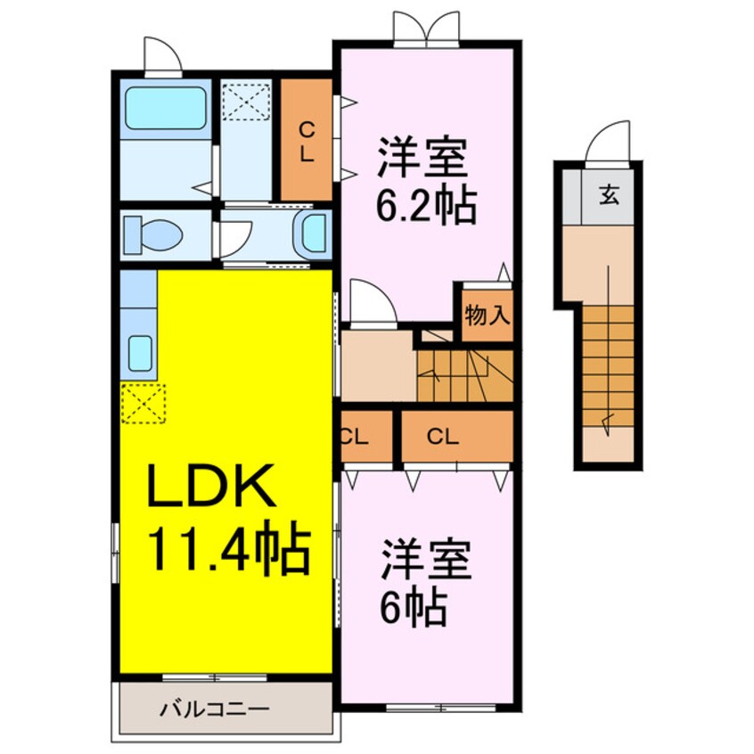 間取図 メイプルコート