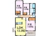 花水木の里Ａ棟 3LDKの間取り