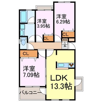 間取図 花水木の里Ａ棟