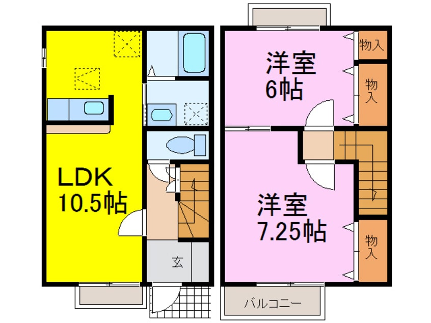間取図 グランシャリオＴ＆ＡⅠ棟