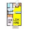 ロイヤルバード 1LDKの間取り