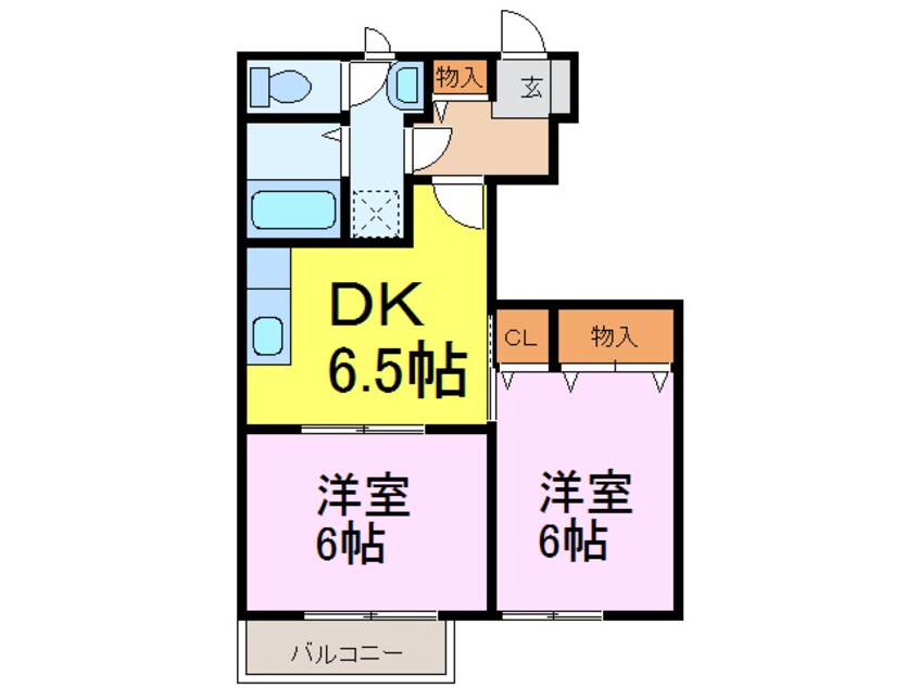 間取図 ラフィーネカナヤ