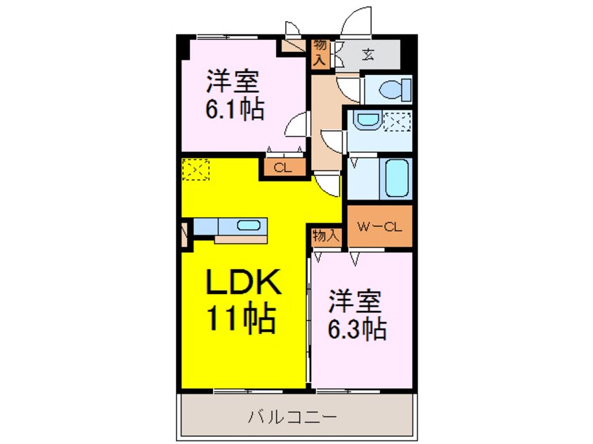 間取図 ペットマンションあかやま