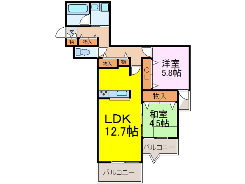 間取図 花水木の里Ｃ棟