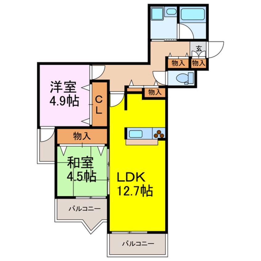 間取図 花水木の里Ｃ棟