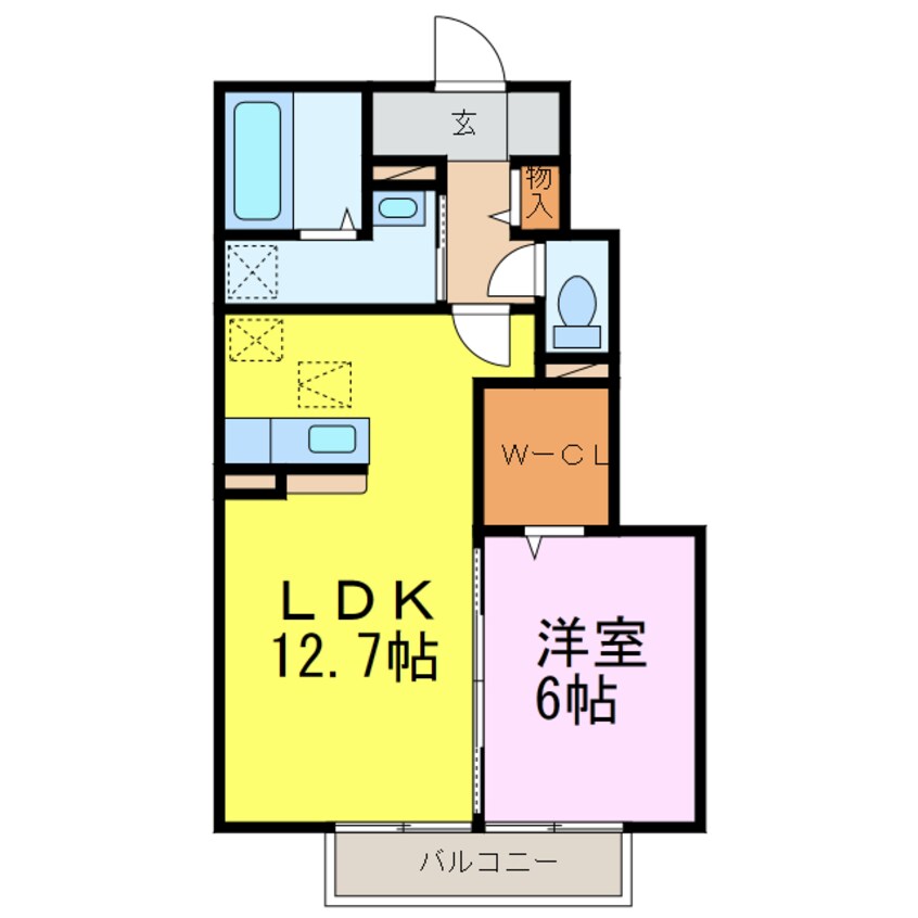 間取図 ロイヤル　アネシスＡ