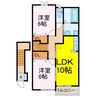 ＬＩＢＥＲＡ 2LDKの間取り