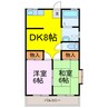 サイトウハイツ 2DKの間取り