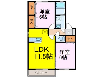 間取図 フォレストバレーＢ